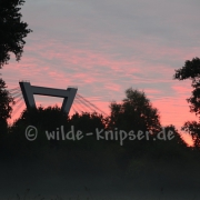 Morgendämmerung Flughafenbrücke A44 (2663)